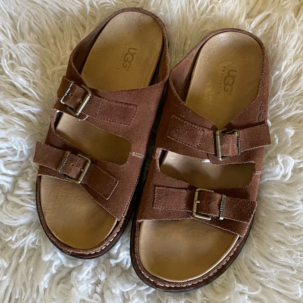 Like new UGG Sandals. Leather Men’s.